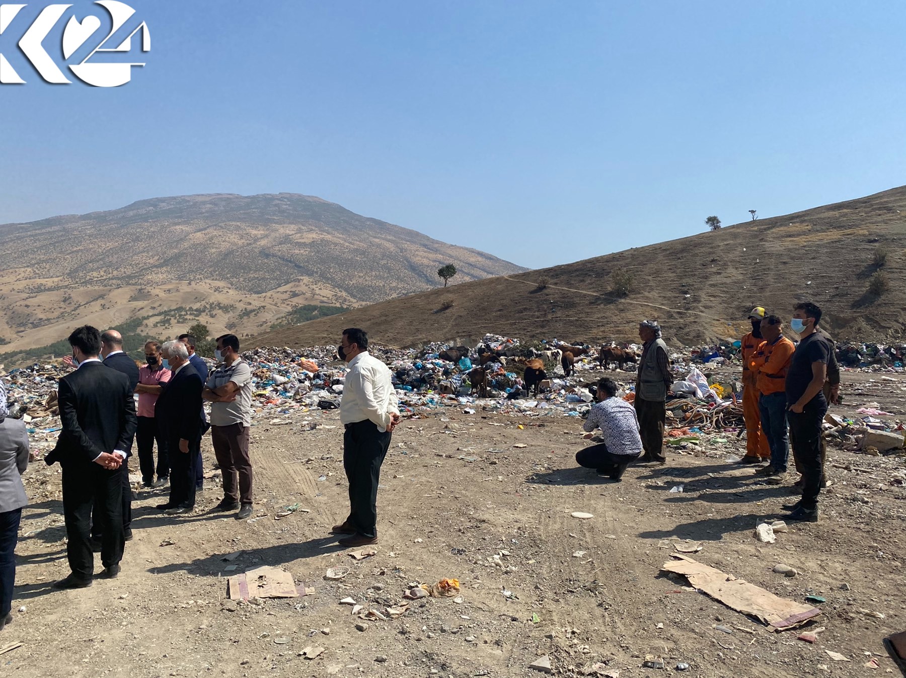  بەوێنە: چاودێریکردنی هەڵمەتی پاککردنەوەی رێگاکانی سنووری هەولێر